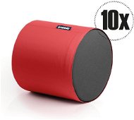 SakyPaky Seating Bags - 10x Pouffe PUR Red - Stool