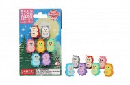 Iwako Lucky Owl Set - balení 7 ks - Guma