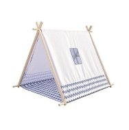 Bino Tent House, White and Grey - Tent for Children