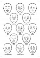 Tváre – porozumenie emóciám (13 ks) - Vzdelávacia súprava