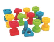 Teddies Screws and Nuts for Little Ones 24 pcs - Nuts and Bolts Set