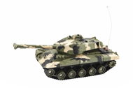 Távirányítós tank Teddies Tank RC műanyag, 27 cm, 27 MHz, akkumulátor + újratöltő csomag - RC tank