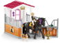 Figure and Accessory Set Schleich Stable with horse club, Tori + Princess - Set figurek a příslušenství