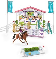 Schleich Tournament racetrack with horses and nurses with movable joints 42440 - Figure and Accessory Set