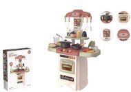 Kitchen with Accessories, 29 pieces, with Light and Sound, 53,5cm - Play Kitchen
