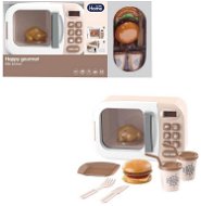 Mikrohullámú sütő 13,5x20,4x11cm tartozékokkal - Játék háztartási gép