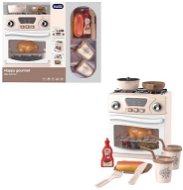 Stove 21,5x15,7x10cm with accessories - Toy Appliance