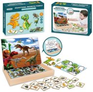 Magnetic Puzzle - Dinosaurs, 30cm - Jigsaw