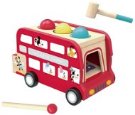 Mickey autobus zatĺkačka s xylofónom, 31 × 17 × 17,5 cm - Zatĺkačka