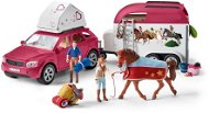 Schleich Adventure car with trailer and horse - Figure Accessories