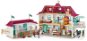 Schleich Large House with Stable, Accessories and Articulated Figures 42551 - Figure and Accessory Set