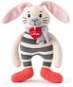 Lumpin Zajac s prúžkami Quido, 28 cm - Plyšová hračka