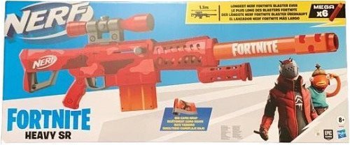  NERF Fortnite Heavy SR Blaster Scope, Big Blaster, 6