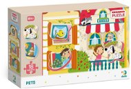 Puzzle with Sorting Pictures Pets 18 pieces - Jigsaw