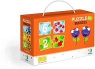 Puzzle Duo számok és gyümölcsök -12x2 darab - Puzzle