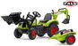 Šlapací traktor Falk Traktor šlapací Claas Arion 430 s nakladačem, rypadlem a vlečkou - Šlapací traktor