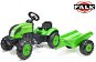 Falk Pedal Tractor 2057L Country Farmer with Trailer - Green - Pedal Tractor 