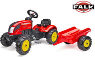 Šliapací traktor Falk šliapací traktor 2058L Country Farmer s vlečkou – červený - Šlapací traktor