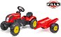 Šlapací traktor Falk šlapací traktor 2058L Country Farmer s vlečkou - červený - Šlapací traktor