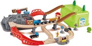 Hape Train Track with Play Box - Train Set