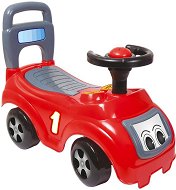 Dolu Scooter-Auto rot mit Rückenlehne - Laufrad