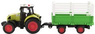 Teddies traktor pótkocsival 39 cm - Játék autó