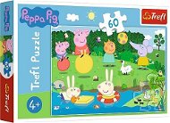 Trefl Puzzle Prasiatko Peppa/Peppa Pig, Prázdninová zábava 60 dielikov - Puzzle
