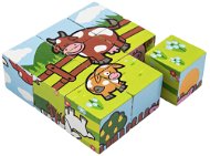 Wooden Blocks Teddies Cubes My first animals - Dřevěné kostky