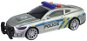Police Friction Car with Flywheel, 17cm, Light, Sound (English), Cattery-operated - Toy Car