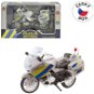 Police Metal Motorcycle - CZ, 12cm - Toy Car
