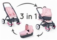 Smoby Combination Stroller Maxi Cosi Light Pink for Dolls - Doll Stroller
