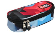 School case Red 3D Blocks oval - School Case