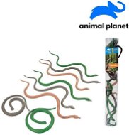 Zvieratká v tube 2 hady, 6 – 12 cm, mobilná aplikácia pre zobrazenie zvieratiek, 8 ks - Figúrky