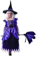Šaty na karneval – čarodejnica fialová, 110 – 120 cm - Kostým