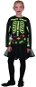 Šaty na karneval – kostra dievča svietiaca v tme, 120 – 130  cm - Kostým