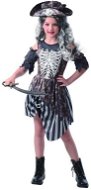 Šaty na karneval -  zombie pirátka, 110 - 120 cm - Kostým