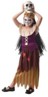 Šaty na karneval -  čarodejníčka, 120 - 130 cm - Kostým