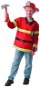 Šaty na karneval - hasič, 130 - 140  cm - Kostým
