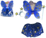 Princess costume blue with stars, 43x51cm - Costume