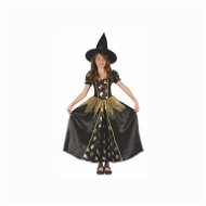 Šaty na karneval – Čarodejnica, 110 – 120 cm - Kostým