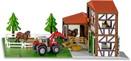 Siku World - Stable with Horses and Tractor - Game Set