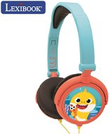 Lexibook Baby Shark Stereo faltbar mit Kabel Hörgerät mit sicherer Lautstärke für Kinder - Kopfhörer