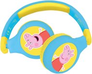 Lexibook Peppa Pig 2-in-1 Bluetooth® Headphones with Safe Volume for Kids - Wireless Headphones