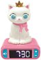 Lexibook Alarm Clock with Night Light with 3D Cat Design and Sound Effects - Alarm Clock