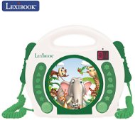 Lexibook Zvieratká Prenosný CD prehrávač s 2 mikrofónmi na spievanie - Hudobná hračka