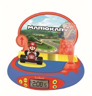 Lexibook Mario Kart - 3D Projektionsuhr mit Videospielfiguren und Soundeffekten - Projektor für Kinder