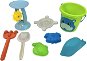 Set of Sand Toys - Hippo 8 pcs - Sand Tool Kit