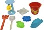 Set of Sand Toys - Crab 8 pcs - Sand Tool Kit