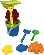 Sandspielzeug-Set Spielzeugset für den Sandkasten mit Wasserrad - 7-teilig - Sada na písek