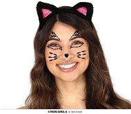 Nalepovacie kamienky na tvár - mačka - halloween - Párty doplnky